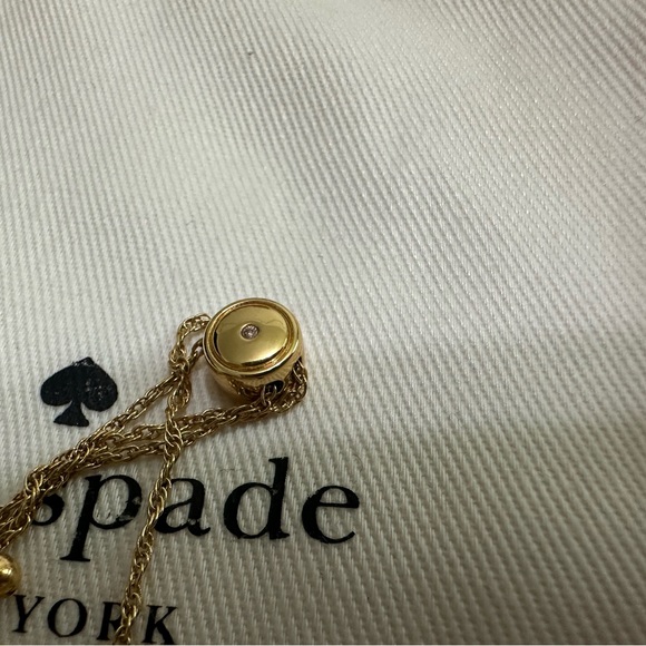★SOLD ON DEPOP★ Kate Spade Full Circle Gold Rhinestone Slider Bolo Bracelet - Picture 7 of 8
